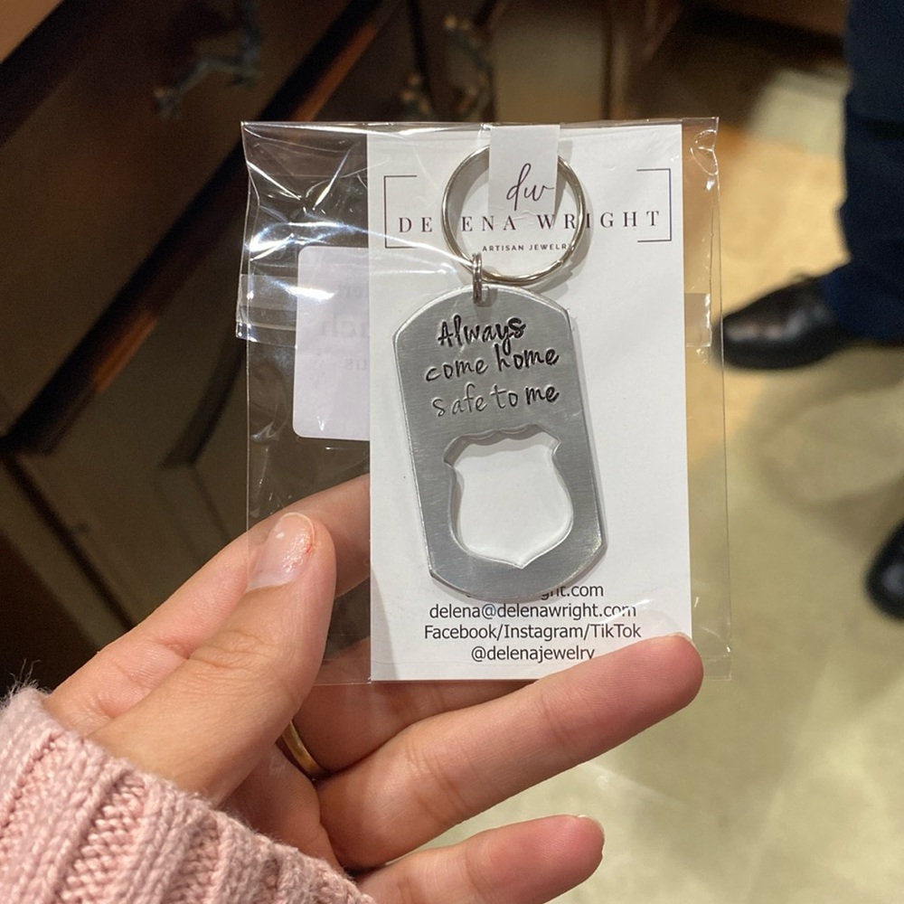 Cop keychain never opened